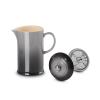 French press kávovar 1 l, FLINT, kamenina, Le Creuset