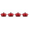 Zapékací mísa 10 cm, 250 ml, sada 4 ks, CERISE, kamenina, Le Creuset
