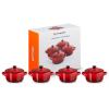 Zapékací mísa 10 cm, 250 ml, sada 4 ks, CERISE, kamenina, Le Creuset