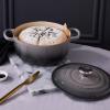 Kastrol SIGNATURE 20 cm, 2,4 l, FLINT, litina, Le Creuset