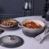 Kastrol SIGNATURE 20 cm, 2,4 l, FLINT, litina, Le Creuset