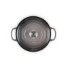 Kastrol SIGNATURE 20 cm, 2,4 l, FLINT, litina, Le Creuset