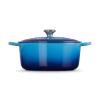 Kastrol SIGNATURE 28 cm, 6,7 l, AZURE, litina, Le Creuset