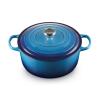 Kastrol SIGNATURE 28 cm, 6,7 l, AZURE, litina, Le Creuset