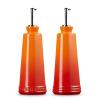 Dávkovač oleje SIGNATURE 300 ml, sada 2 ks, FLAME, kamenina, Le Creuset