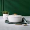 Kastrol SIGNATURE 29 cm, 4,7 l, oválný, WHITE, litina, Le Creuset