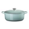 Kastrol SIGNATURE 31 cm, 6,3 l, oválný, SEA SALT, litina, Le Creuset