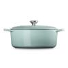 Kastrol SIGNATURE 31 cm, 6,3 l, oválný, SEA SALT, litina, Le Creuset