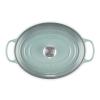 Kastrol SIGNATURE 31 cm, 6,3 l, oválný, SEA SALT, litina, Le Creuset