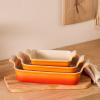 Zapékací mísa HERITAGE 26 cm, 2,4 l, FLAME, kamenina, Le Creuset