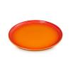 Přílohový talíř COUPE 22 cm, FLAME, kamenina, Le Creuset