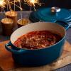 Kastrol SIGNATURE 31 cm, 6,3 l, oválný, DEEP TEAL, litina, Le Creuset