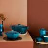 Kastrol SIGNATURE 31 cm, 6,3 l, oválný, DEEP TEAL, litina, Le Creuset
