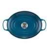 Kastrol SIGNATURE 31 cm, 6,3 l, oválný, DEEP TEAL, litina, Le Creuset