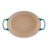 Kastrol SIGNATURE 31 cm, 6,3 l, oválný, DEEP TEAL, litina, Le Creuset