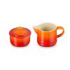 Sada cukřenky a mléčenky, sada 2 ks, FLAME, kamenina, Le Creuset