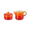 Sada cukřenky a mléčenky, sada 2 ks, FLAME, kamenina, Le Creuset
