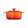 Kastrol SIGNATURE 24 cm, 4,2 l, FLAME, litina, Le Creuset