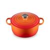 Kastrol SIGNATURE 24 cm, 4,2 l, FLAME, litina, Le Creuset