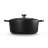 Kastrol SIGNATURE 28 cm, 6,7 l, SATIN BLACK, litina, Le Creuset