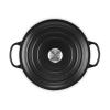 Kastrol SIGNATURE 28 cm, 6,7 l, SATIN BLACK, litina, Le Creuset