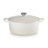 Kastrol SIGNATURE 28 cm, 6,7 l, MERINGUE, litina, Le Creuset
