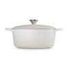 Kastrol SIGNATURE 28 cm, 6,7 l, MERINGUE, litina, Le Creuset