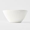 Jídelní miska SNOW LEAF 18 cm, 500 ml, bílá, keramika, MIJ