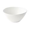 Jídelní miska SNOW LEAF 18 cm, 500 ml, bílá, keramika, MIJ