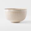 Jídelní miska RIDGED ALABASTER 15 cm, 700 ml, béžová, keramika, MIJ