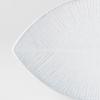 Talíř na tapas SNOW LEAF 13 cm, bílá, keramika, MIJ