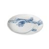 Jídelní talíř FUGU 24 cm, bílá, keramika, MIJ