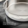 Kulatá forma na koláč OVENBOND 23 cm, stříbrná, nerezová ocel, Hestan