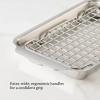 Plech na pečení OVENBOND 28 x 17 cm, s chladicí mřížkou, stříbrná, nerezová ocel, Hestan