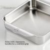 Pekáč OVENBOND 20 x 20 cm, stříbrná, nerezová ocel, Hestan