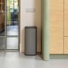 Dotykový odpadkový koš BO TOUCH BIN 30 l, platinová, ocel, Brabantia