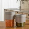 Dóza na potraviny FLIP STORAGE 850 ml, zelená, plast, Lékué
