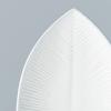 Předkrmový talíř SNOW LEAF 21 cm, bílá, keramika, MIJ