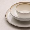 Jídelní talíř GASTRO 27 cm, bílá / krémová, kamenina, Bitz