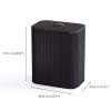 (5000007) Tota Trio Luxe 90L Laundry Basket (Blk) full