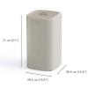 (5000004) Tota One 60L Laundry Basket (Ecru) full