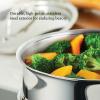 31765 Hestan ProBond Luxe 3qt Covered Soup Pot with Steamer Set 5