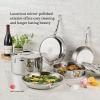31765 Hestan ProBond Luxe 3qt Covered Soup Pot with Steamer Set 3