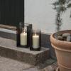 Svícen na sloupovou svíčku GLOW 30 cm, černá, hliník, Eva Solo