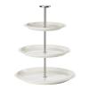 Etažér EAU 24 cm, bílá, porcelán, Zone Denmark