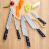 Santoku nůž HERCULES INOX 13 cm, nerezové nýty, Lion Sabatier