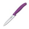 Ořezávací nůž SWISS CLASSIC 10 cm, fialová, plast, Victorinox