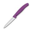Ořezávací nůž SWISS CLASSIC 8 cm, vroubkovaný, fialová, plast, Victorinox