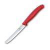 Nůž na rajčata SWISS CLASSIC 11 cm, červená, plast, Victorinox