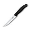 Steakový nůž SWISS CLASSIC 12 cm, černá, plast, Victorinox
